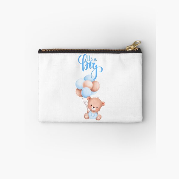 Item preview, It's a Boy Cute Teddy Bear Toy with Balloons  designed and sold by silviaol.
