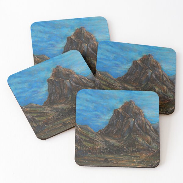 Item preview, Mountains - Oil Pastel Painting designed and sold by COTT-Art.