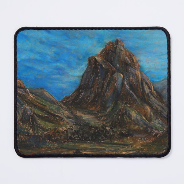 Item preview, Mountains - Oil Pastel Painting designed and sold by COTT-Art.