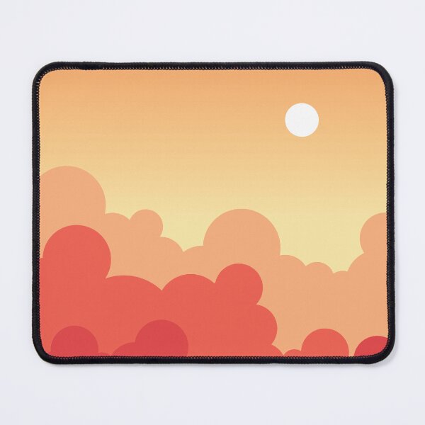 Item preview, Sunset Orange Red Sky with Sun and Clouds designed and sold by Urla-Designs.
