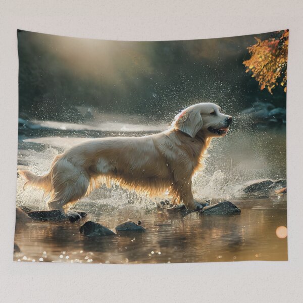 Item preview, dog lake designed and sold by canvas-art.