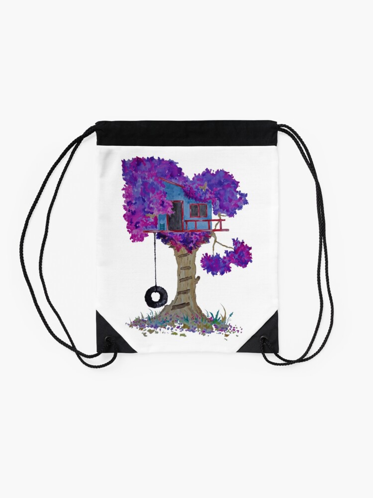 Alternate view of Treehouse I Drawstring Bag