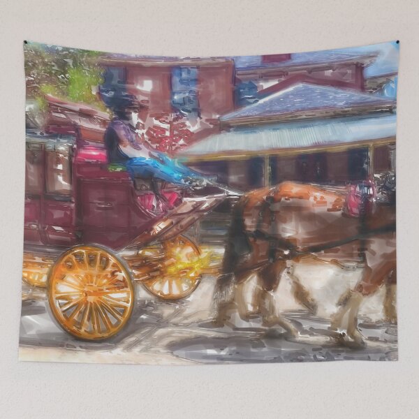 Item preview, Horse and Coach MarkerArt - Echuca, Victoria designed and sold by Steven Jodoin.