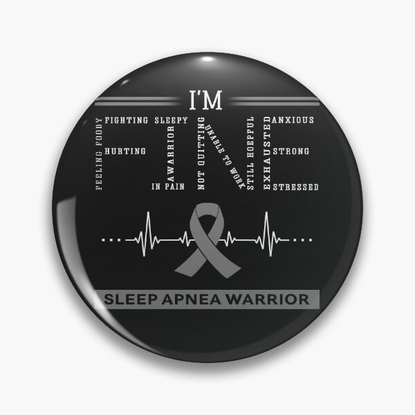 Item preview, I'm Fine Sleep Apnea Warrior Support Sleep Apnea Awareness Gifts designed and sold by rechardtee.