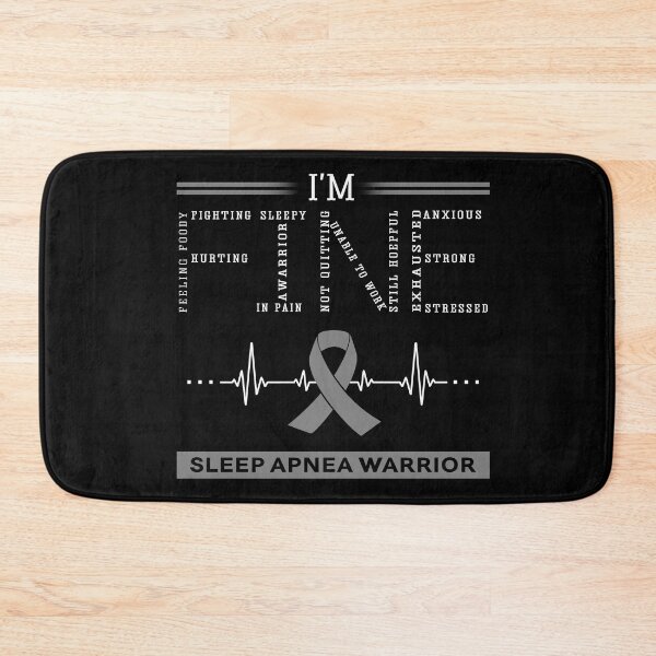 Item preview, I'm Fine Sleep Apnea Warrior Support Sleep Apnea Awareness Gifts designed and sold by rechardtee.