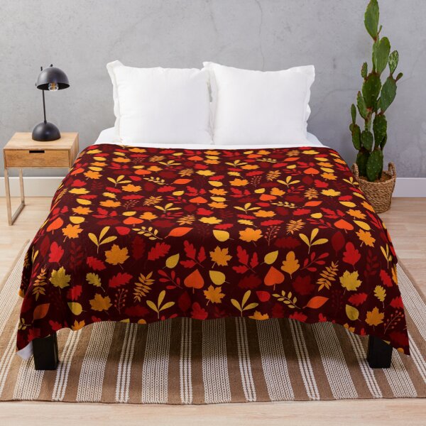Item preview, Fall Leaves Pattern (Dark) designed and sold by Arianna Khalil.