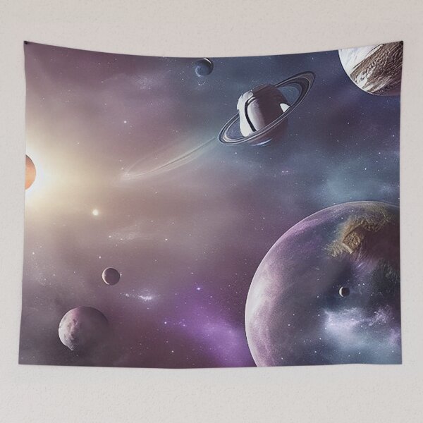 Item preview, Planets in Space designed and sold by jacube335.