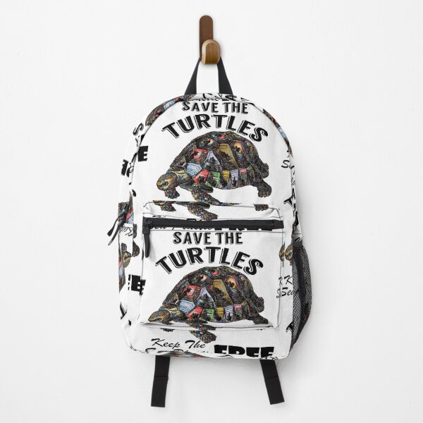 Item preview, Save the turtles keep the sea plastic free shirts, Save the turtles keep the sea plastic free masks, Save the turtles keep the sea plastic free stickers designed and sold by Poussyarts.