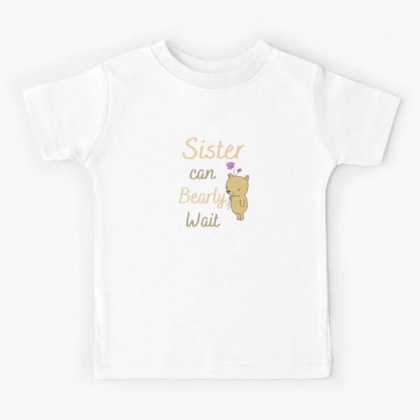 Aunt Can Bearly Wait Baby Shower Bear Design Pregnancy T-Shirt