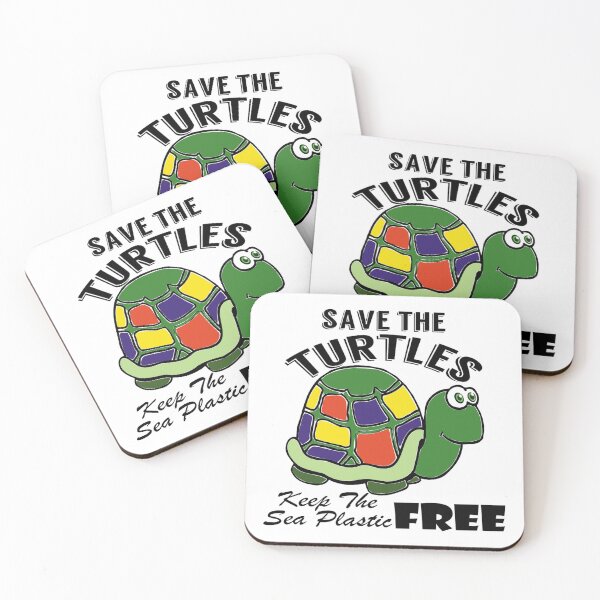 Item preview, Save the turtles keep the sea plastic free shirts, Save the turtles keep the sea plastic free masks, Save the turtles keep the sea plastic free stickers  designed and sold by Poussyarts.
