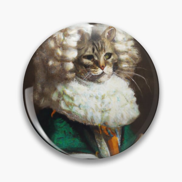 Item preview, Cyrus the Cat, presiding over the court (Baroque) designed and sold by thecatandkettle.