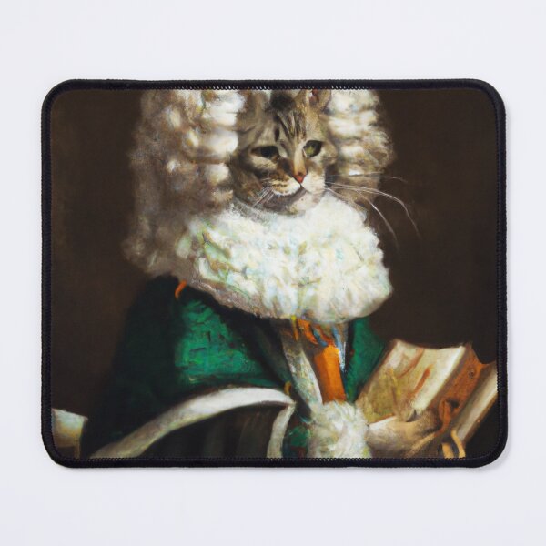 Item preview, Cyrus the Cat, presiding over the court (Baroque) designed and sold by thecatandkettle.