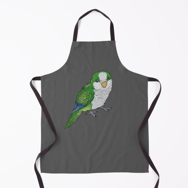 Item preview, Green quaker parrot standing designed and sold by ElementalEmbers.