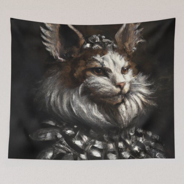 Item preview, August the Cat, wearing scale armor (Baroque) designed and sold by thecatandkettle.