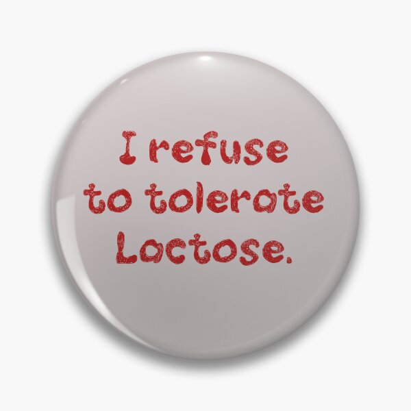 Item preview, Funny  lactose tolerate - i refuse to tolerate lactose - milk allergy - anti dairy products shirt  designed and sold by cizito.