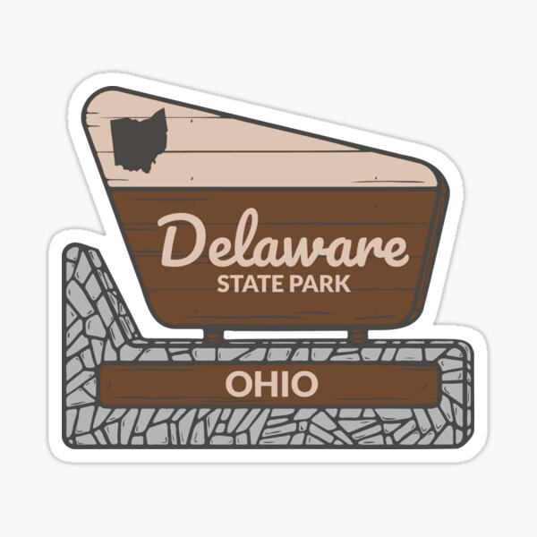 Item preview, Delaware State Park Ohio Entrance Welcome Sign OH designed and sold by palmettodigital.