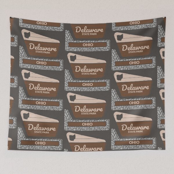 Item preview, Delaware State Park Ohio Entrance Welcome Sign OH designed and sold by palmettodigital.