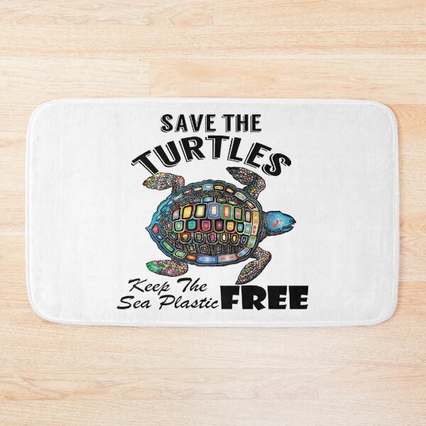 Item preview,   Save the turtles keep the sea plastic free shirts, Save the turtles keep the sea plastic free masks, Save the turtles keep the sea plastic free stickers  designed and sold by Poussyarts.