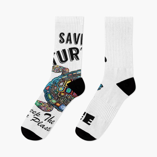 Item preview,   Save the turtles keep the sea plastic free shirts, Save the turtles keep the sea plastic free masks, Save the turtles keep the sea plastic free stickers  designed and sold by Poussyarts.