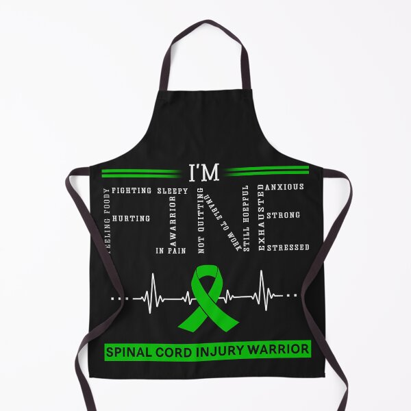 Item preview, I'm Fine Spinal Cord Injury Warrior Support Spinal Cord Injury Awareness Gifts designed and sold by rechardtee.