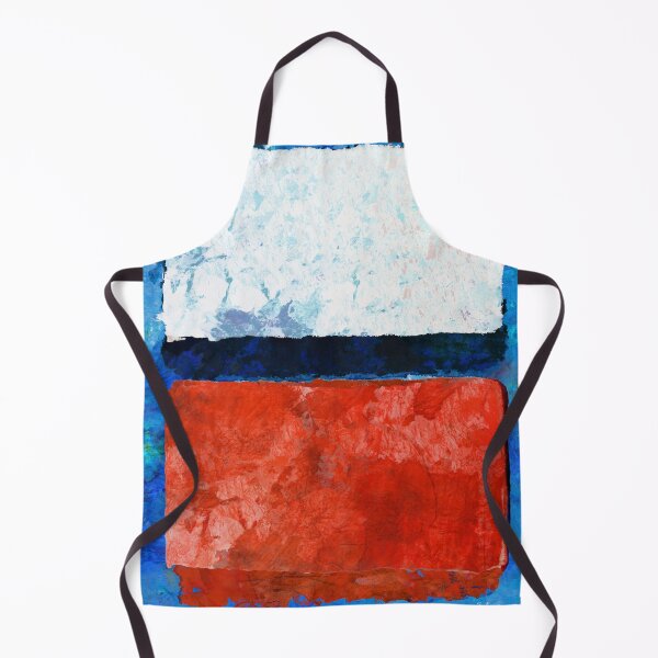 Item preview, High Spirits Red Blue White Modern Abstract Art designed and sold by Sharon Cummings Art.