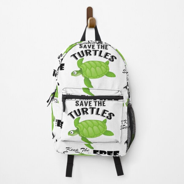 Item preview, Save the turtles keep the sea plastic free shirts, Save the turtles keep the sea plastic free masks, Save the turtles keep the sea plastic free stickers designed and sold by Poussyarts.