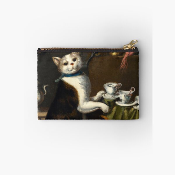 Item preview, Ellinor the Cat, serving tea (Baroque) designed and sold by thecatandkettle.