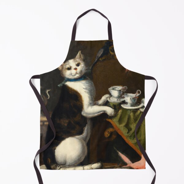 Item preview, Ellinor the Cat, serving tea (Baroque) designed and sold by thecatandkettle.
