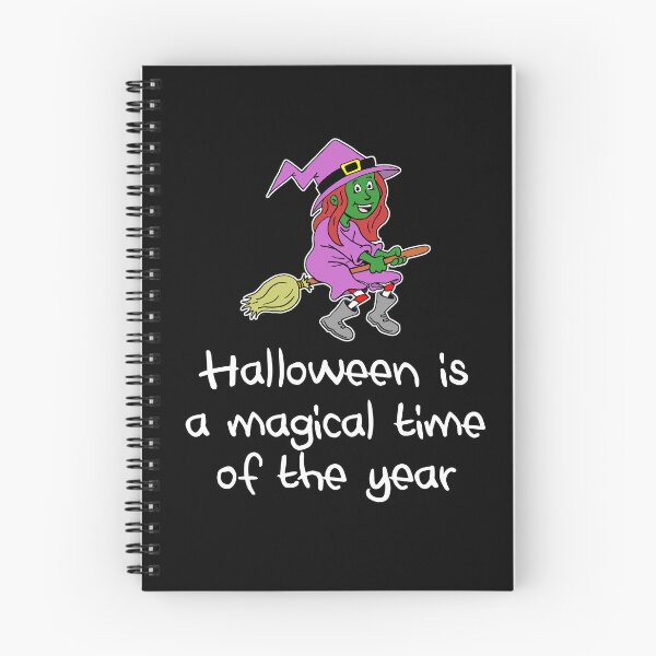 Item preview, Halloween Is A Magical Time Cartoon Witch designed and sold by jaycartoonist.