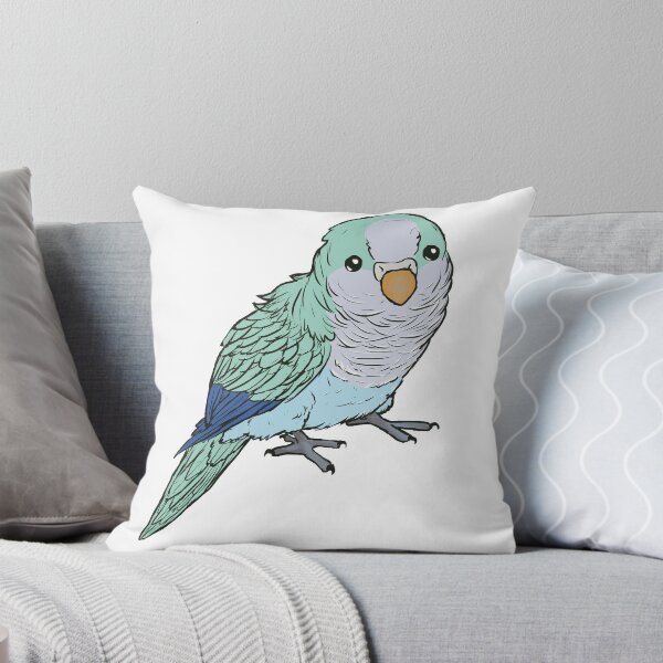 Item preview, light blue quaker parrrot standing designed and sold by ElementalEmbers.