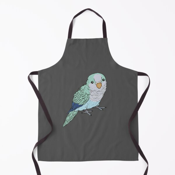 Item preview, light blue quaker parrrot standing designed and sold by ElementalEmbers.