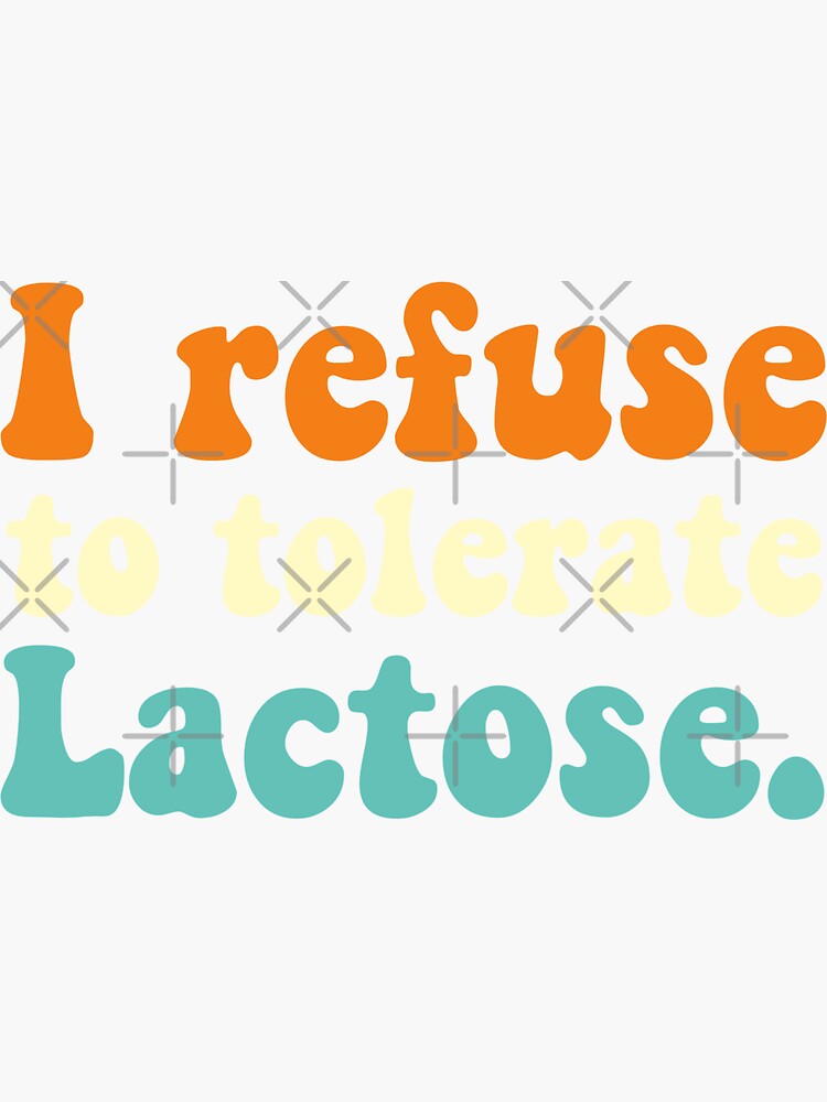 "Funny lactose tolerate milk allergy anti dairy products shirt
