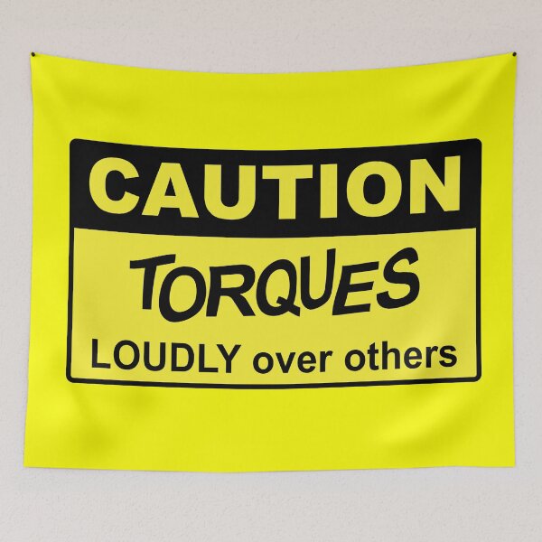 Item preview, Torques Loudly (yellow background) designed and sold by xxBronchitisxx.