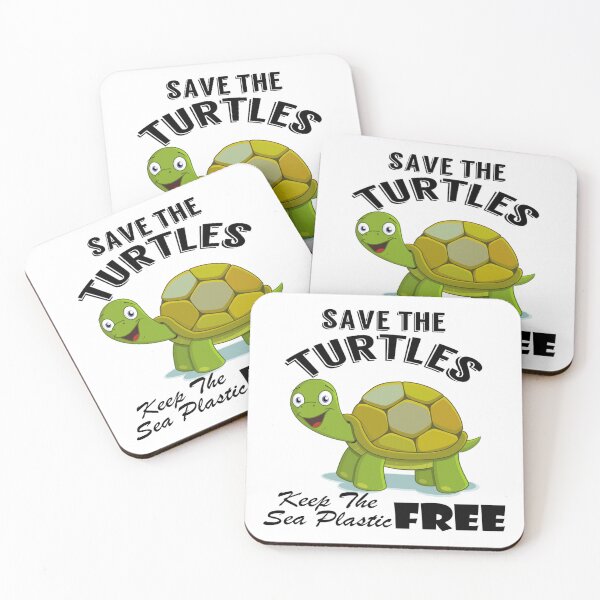 Item preview,  Save the turtles keep the sea plastic free shirts, Save the turtles keep the sea plastic free masks, Save the turtles keep the sea plastic free stickers  designed and sold by Poussyarts.
