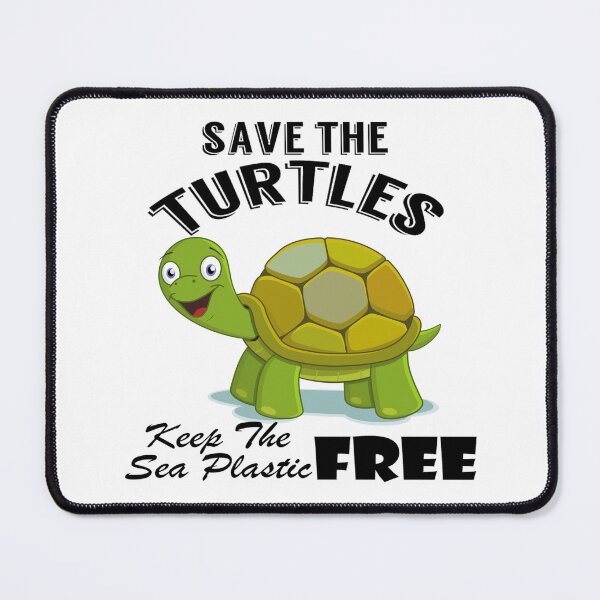 Item preview,  Save the turtles keep the sea plastic free shirts, Save the turtles keep the sea plastic free masks, Save the turtles keep the sea plastic free stickers  designed and sold by Poussyarts.