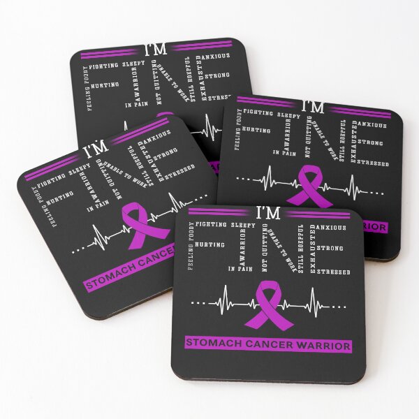 Item preview, I'm Fine Stomach Cancer Warrior Support Stomach Cancer Awareness Gifts designed and sold by rechardtee.