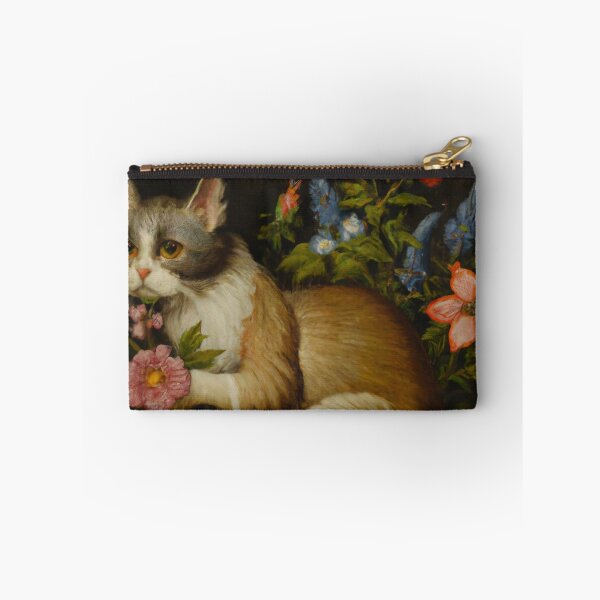 Item preview, Isabella the Cat, hiding in the flowers (Baroque) designed and sold by thecatandkettle.