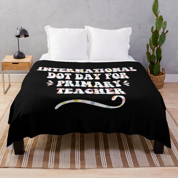 Item preview, Funny Primary Polka Dots Design Groovy World Dot Day Quote designed and sold by ghostsanda.