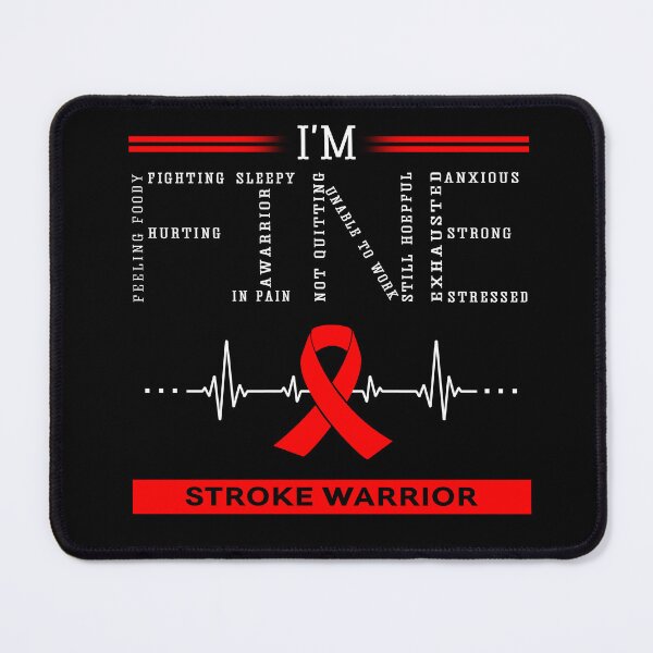 Item preview, I'm Fine Stroke Warrior Support Stroke Awareness Gifts designed and sold by rechardtee.