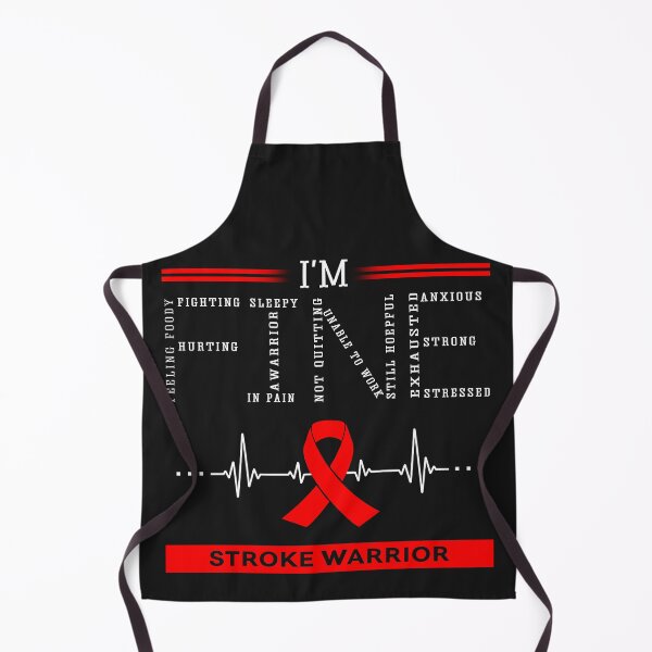 Item preview, I'm Fine Stroke Warrior Support Stroke Awareness Gifts designed and sold by rechardtee.