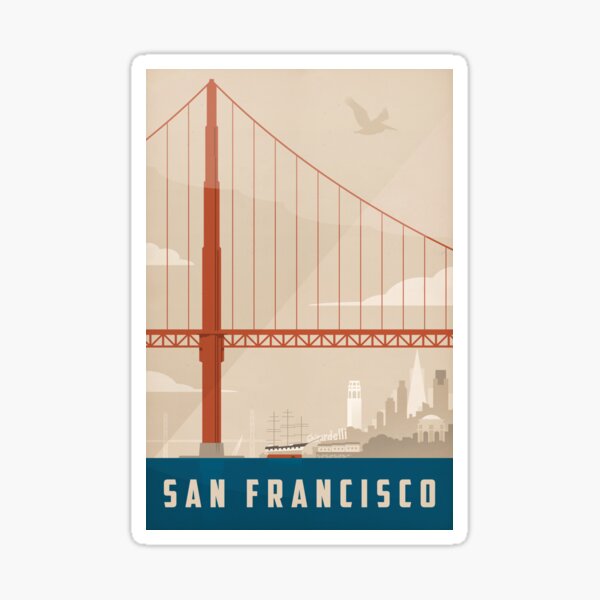 San Francisco Creme Sticker
