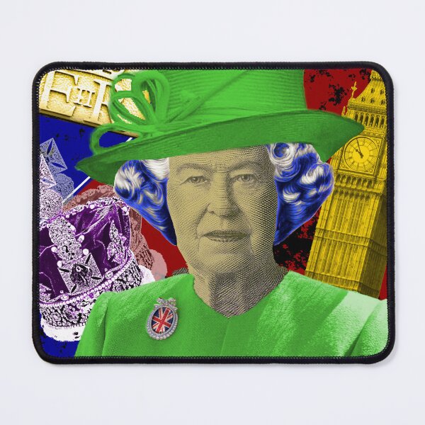 Item preview, Fun Queen Elizabeth II Illustration - Remember and celebrate the Queen with this fun illustration. designed and sold by jamie Omahen.