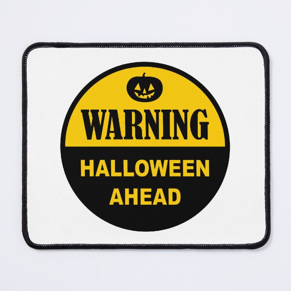 Item preview, Warning Halloween Ahead designed and sold by HalloweenThings.