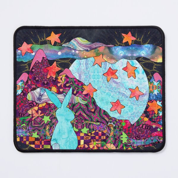 Item preview, Thoughtful Bunny Contemplates The Moon designed and sold by MagickMama.