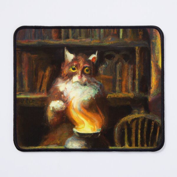 Item preview, Lennox the Cat, performing an experiment (Romanticism) designed and sold by thecatandkettle.