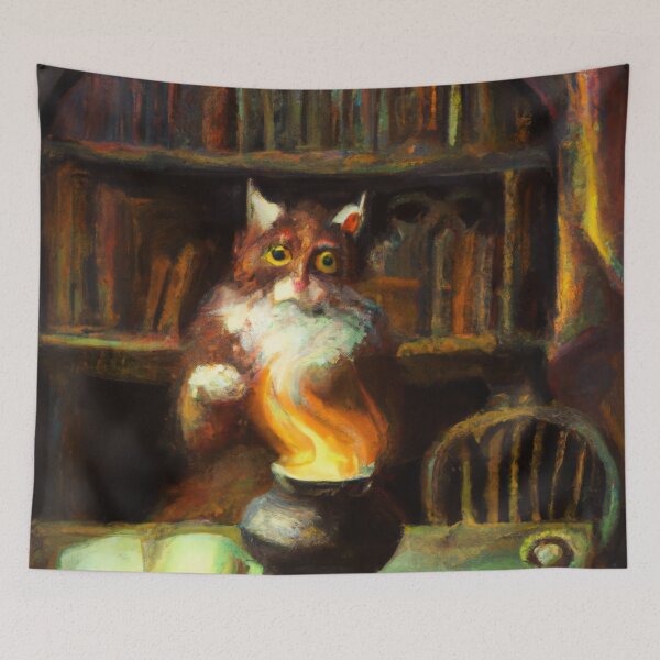 Item preview, Lennox the Cat, performing an experiment (Romanticism) designed and sold by thecatandkettle.
