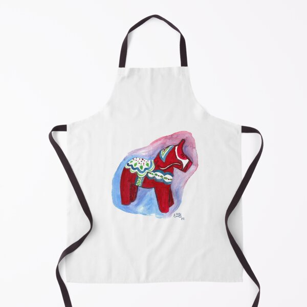 Item preview, Watercolor Dala Horse designed and sold by Layne-Art-chive.