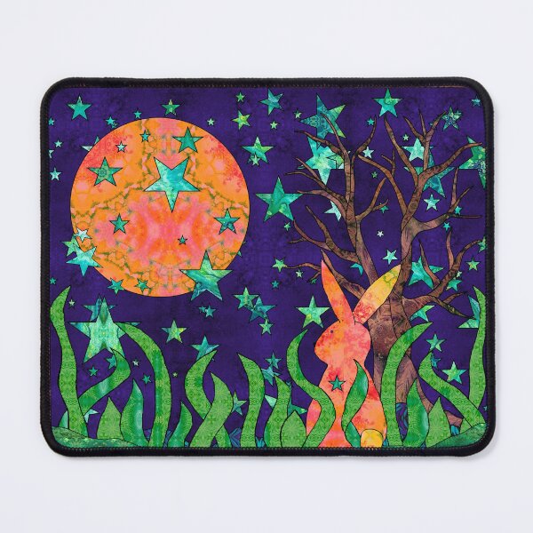 Item preview, Thoughtful Bunny Enjoys The Full Moon designed and sold by MagickMama.