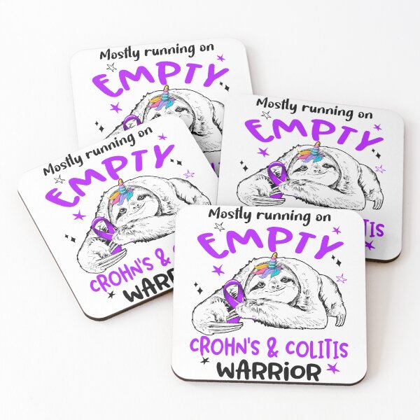 Item preview, Mostly running on Empty Crohn's & Colitis Warrior designed and sold by ElizabethS809.