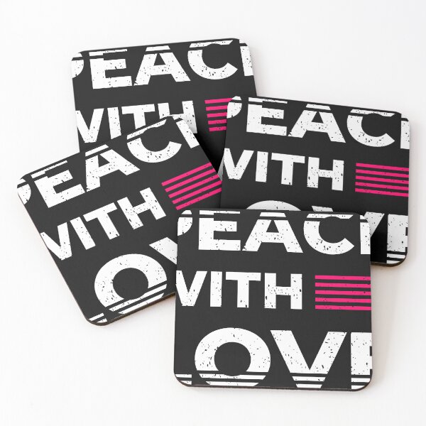 Item preview, peace with love designed and sold by buzztop.